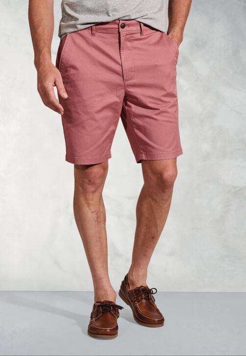 Brook Taverner Leo Chino Shorts: Rose
