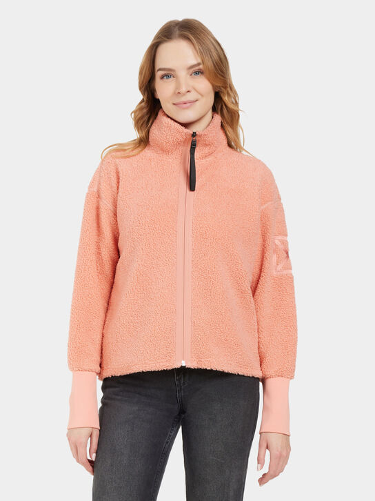 Didriksons Alexa Full Zip Jacket: Clay Pink