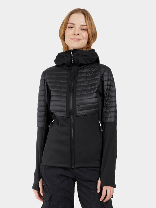 Didriksons Annema Womens Full Zip: Black
