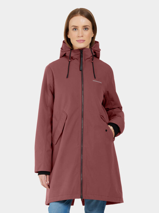 Didriksons FIA Women's Parka: Old Rust