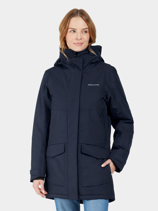 Didriksons Frida Women's Parka 7: Dark Night Blue