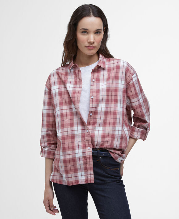 Barbour Angelonia Shirt: Tea Rose