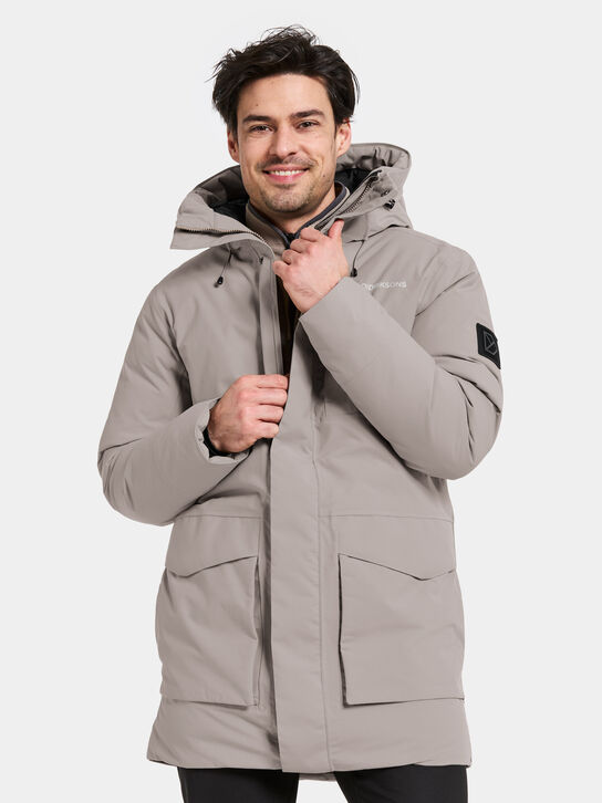 Didriksons Akilles Parka: Ash Brown