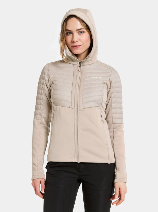 Didriksons Annema Womens Full Zip: Beach Beige