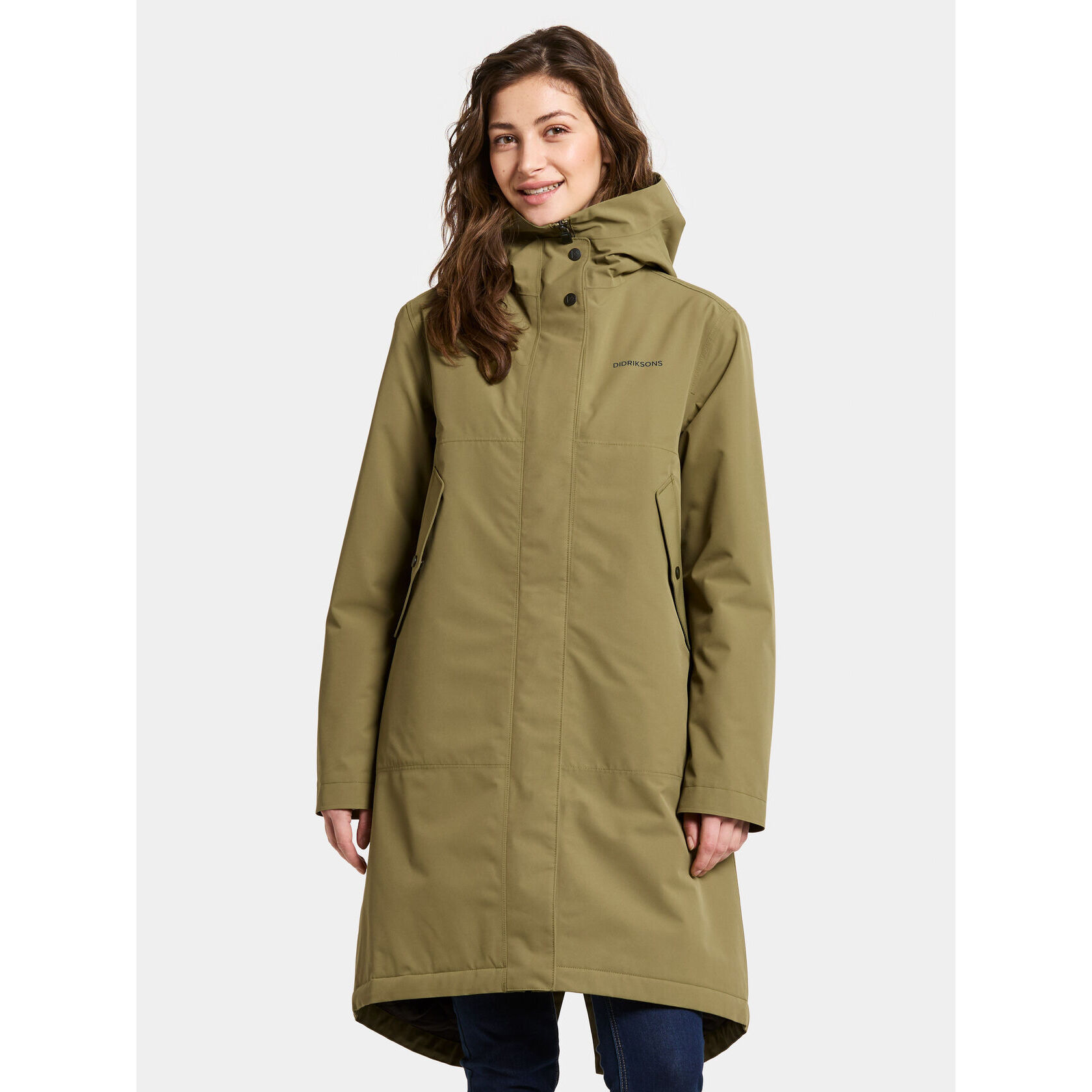 Didriksons Iris Parka: Olive Green