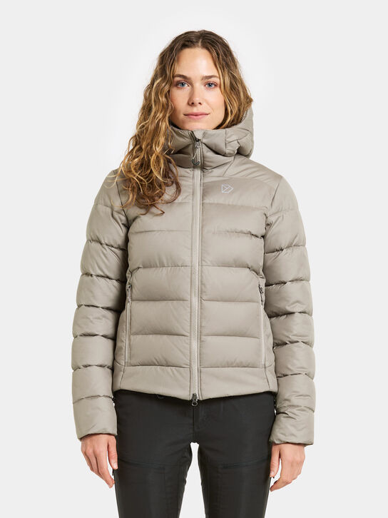 Didriksons Tejla Padded Jacket: Ash Brown