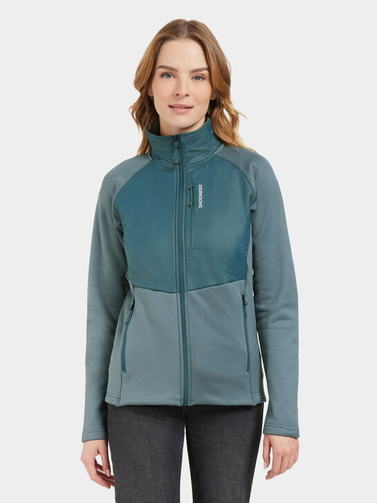 Didriksons Mija Full Zip: Factory Blue