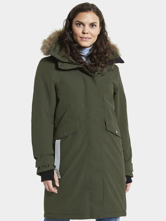 Didriksons Erika Women's Parka 3: Deep Green