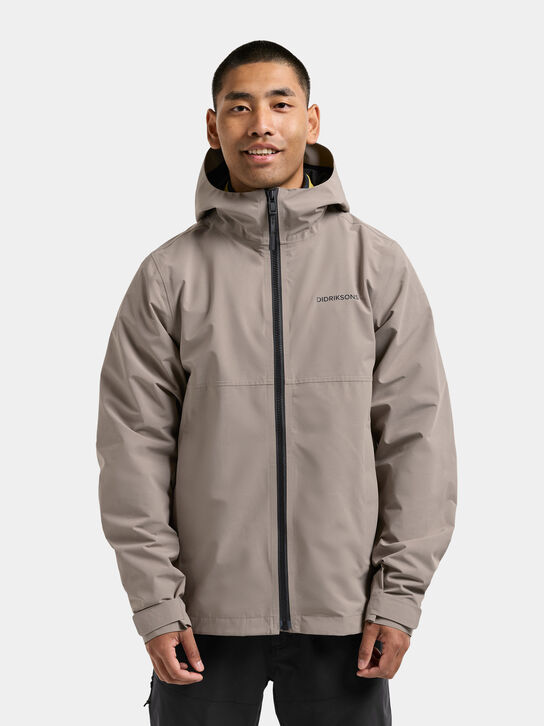 Didriksons Noar Jacket: Ash Brown