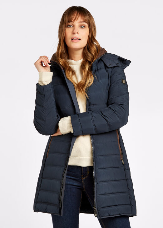 Dubarry Ballybrophy Quilted Jacket: Navy