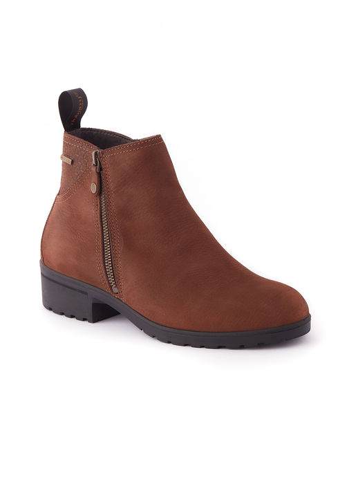Dubarry Carlow Leather Boot: Walnut