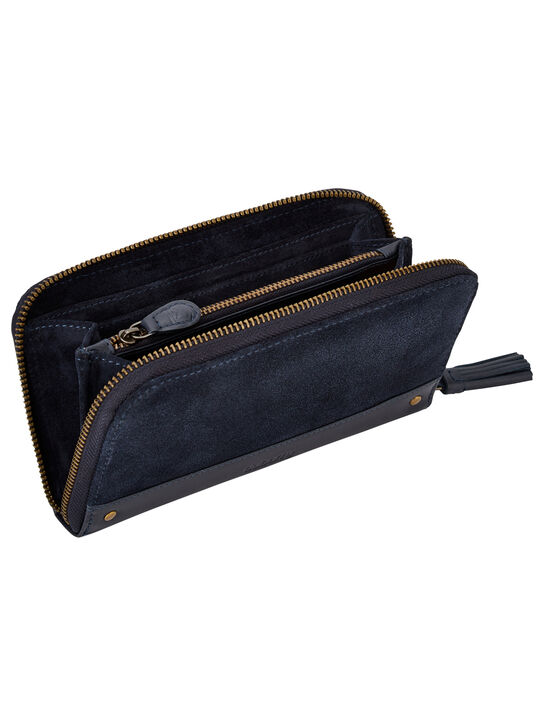 Dubarry Northbrook Suede Purse: French Navy
