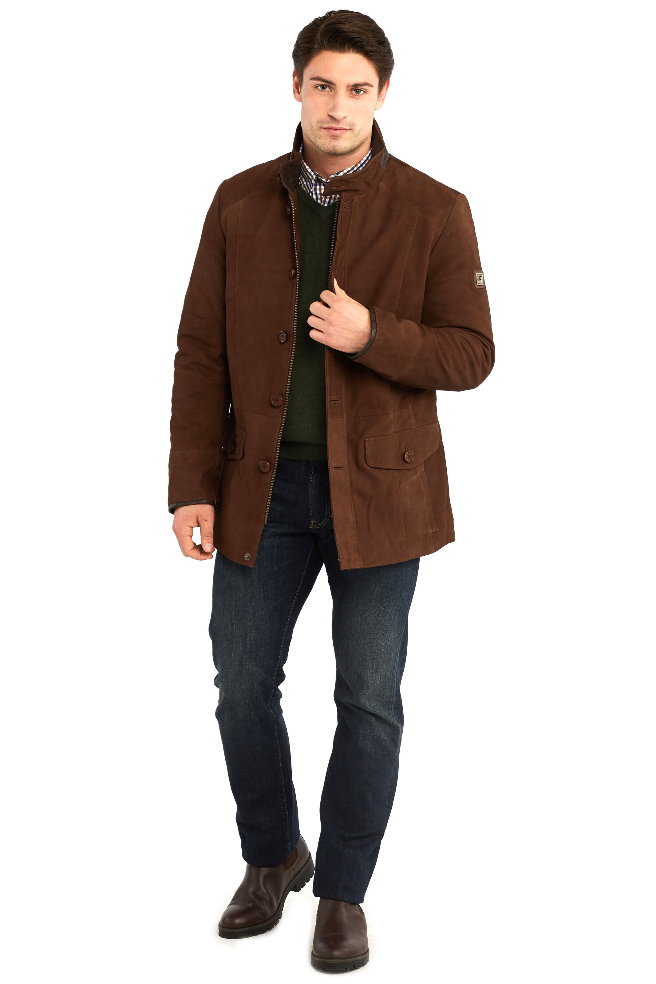 Dubarry Moore Leather Jacket Walnut