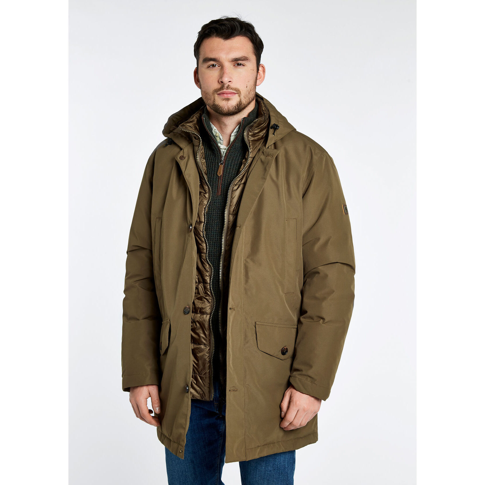 Dubarry Urlingford Down Parka Jacket: Breen