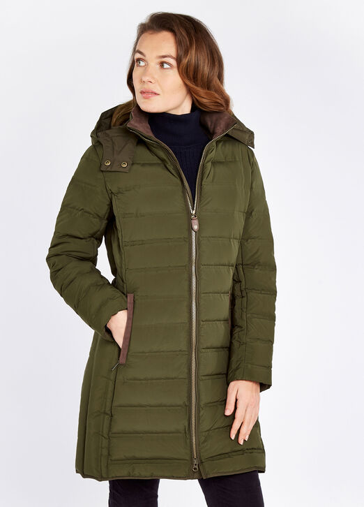 Dubarry Ballybrophy Quilted Jacket: Olive