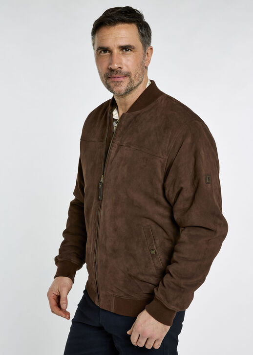 Dubarry Marblehill Men's Suede Jacket: Walnut