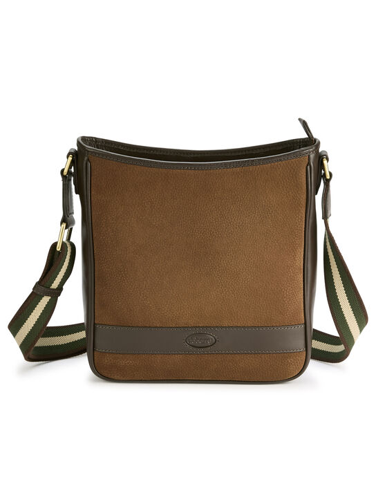 Dubarry Tullyfern Suede And Leather Handbag: Walnut
