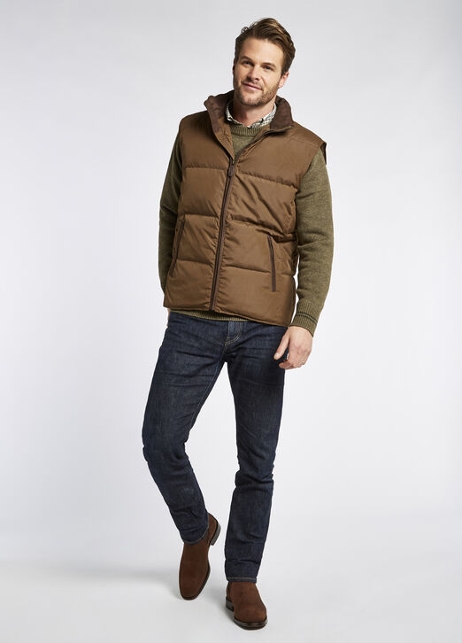 Dubarry Graystown Down-filled Gilet: Walnut