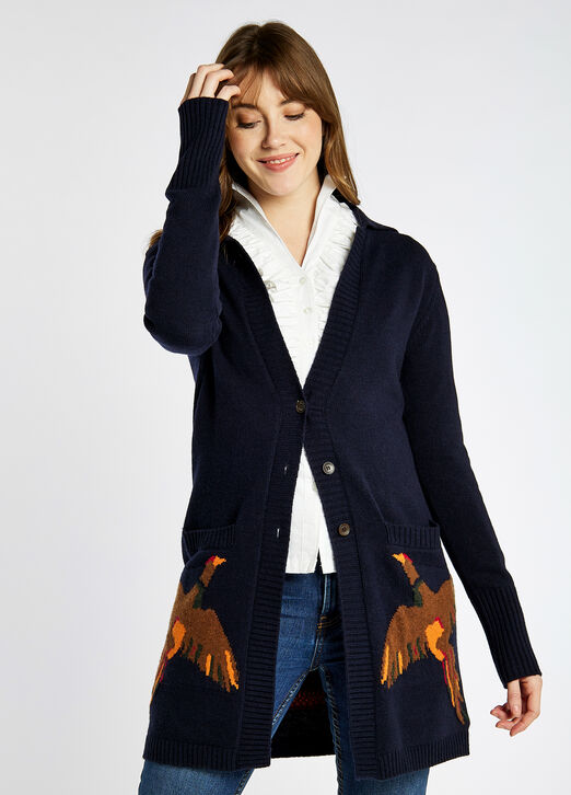 Dubarry Dromore Knitted Cardigan: Navy