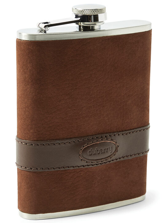 Dubarry Rugby Hip Flask: Walnut