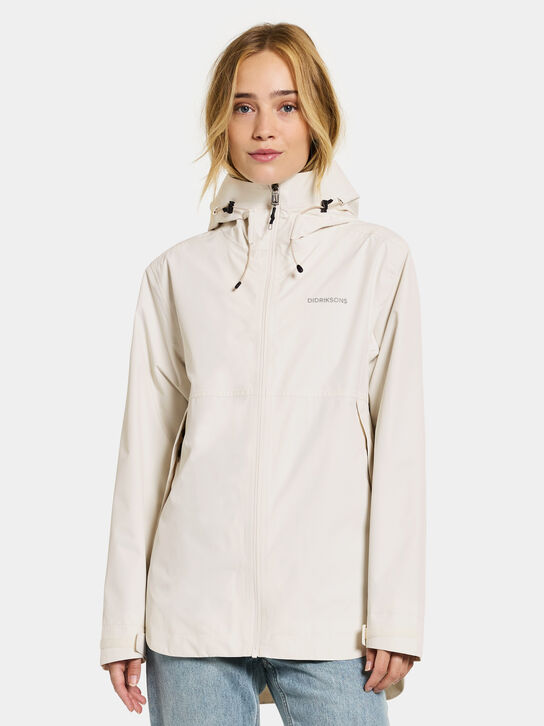 Didriksons Tilde Womens Jacket : White Foam