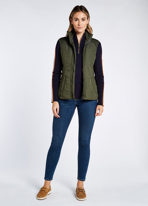 Dubarry Foyle Gilet: Pesto