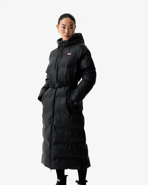 Hunter Hutchison Welded Long Puffer Coat: Black