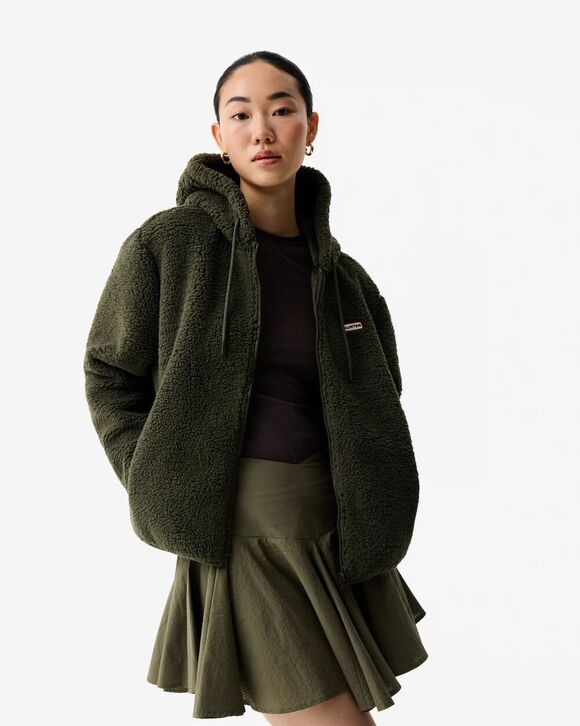 Hunter Bonelle Borg Fleece Jacket: Kambaba