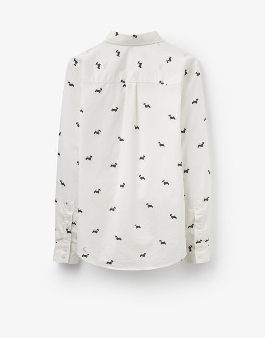 Joules Lucie Classic Fit 'Scotty Dog' Printed Shirt for Her: Save 50%