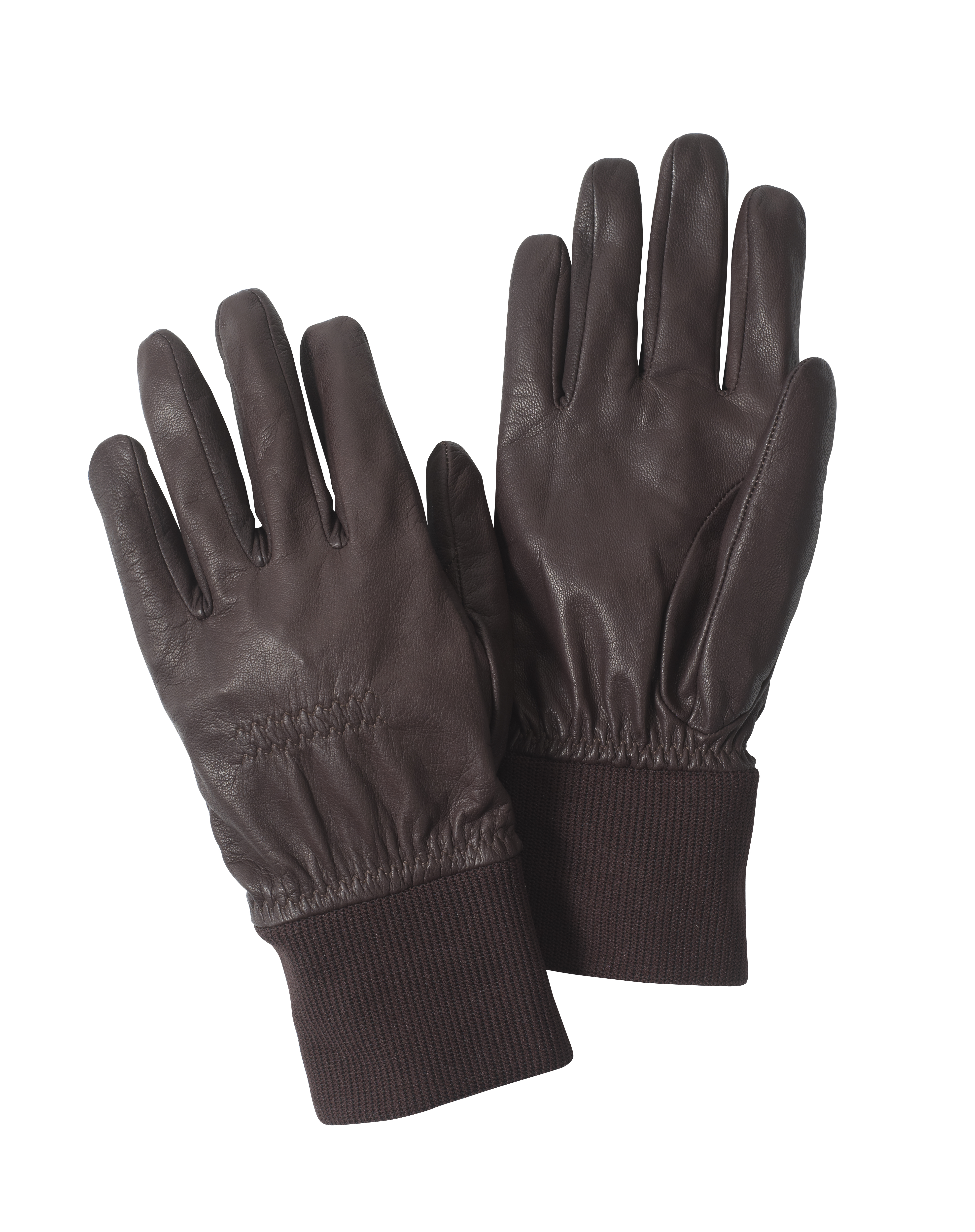Musto Leather Shooting Gloves-Brown