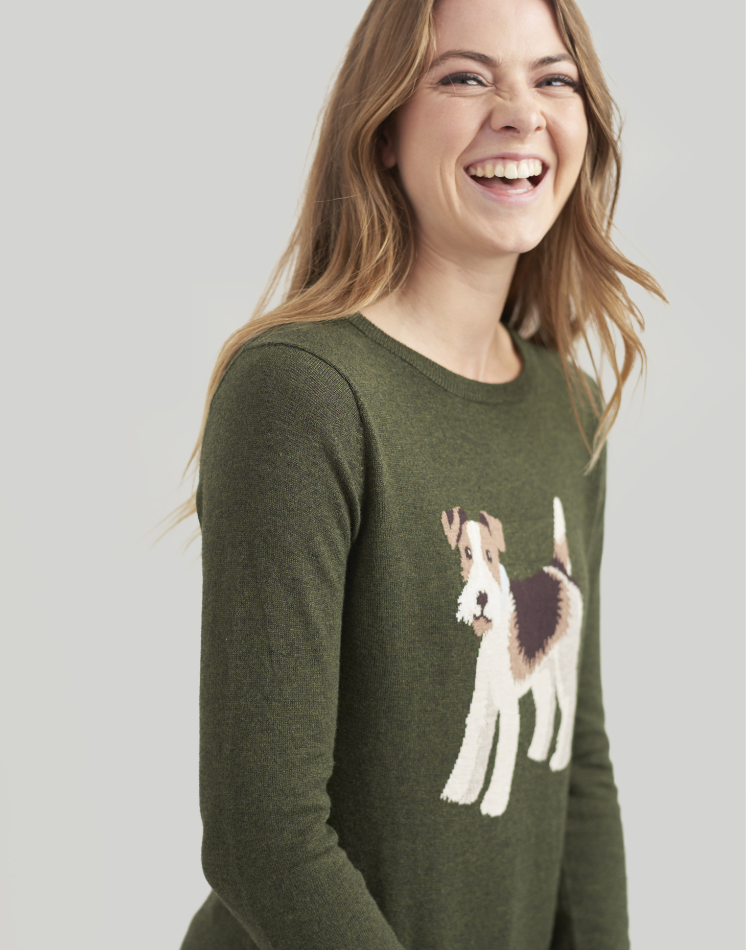 Joules Miranda Intarsia Jumper for Her