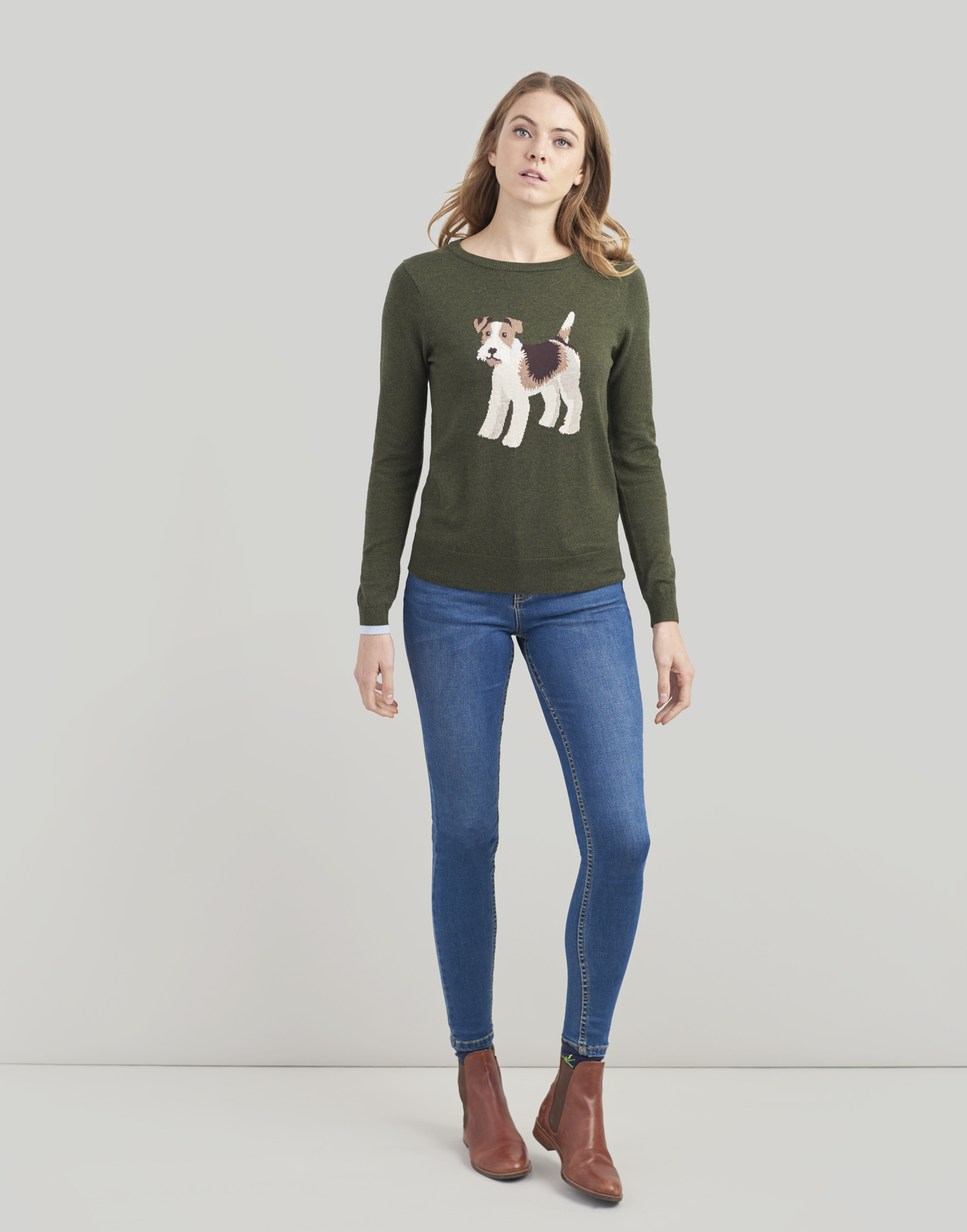 Joules Miranda Intarsia Jumper for Her