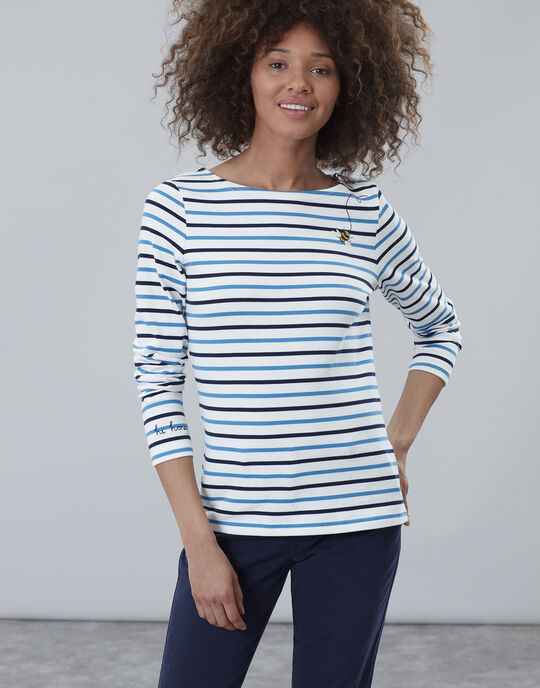 Joules Harbour Embroidered Long Sleeved Top: Save 37%!