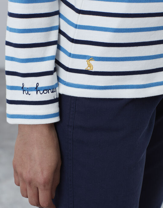 Joules Harbour Embroidered Long Sleeved Top: Save 37%!