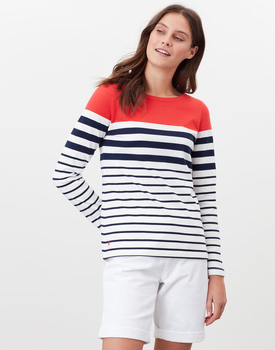 Joules Harbour Long Sleeved Jersey Top for Her
