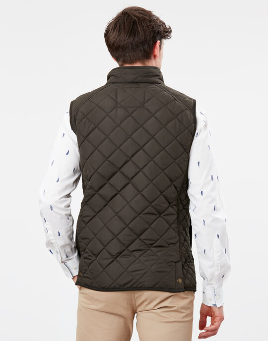 Joules Halesworth Quilted Fleece-Lined Gilet for Him