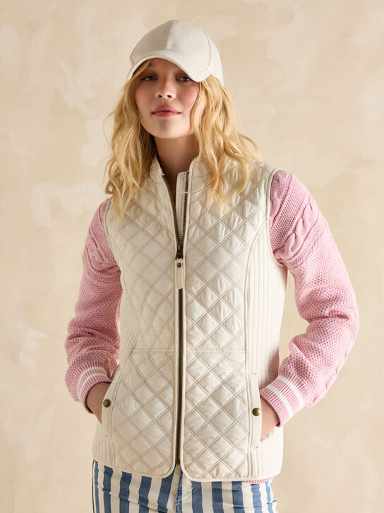 Joules Minx Gilet: Cream