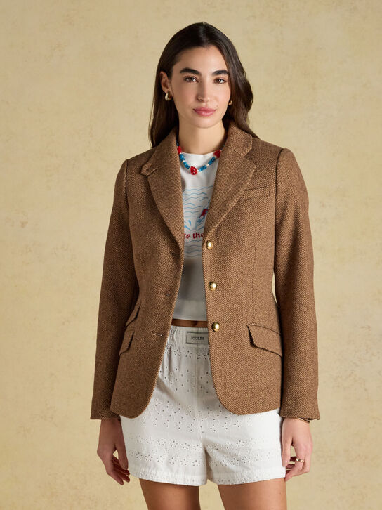 Joules Canterley Jacket: Brown