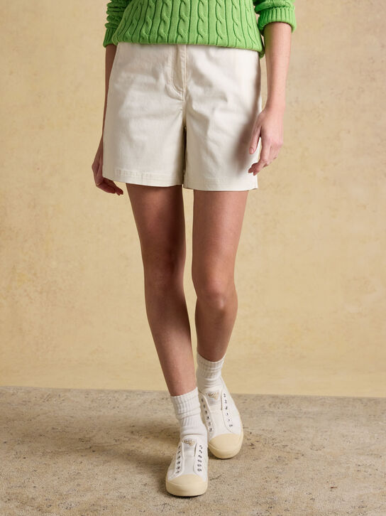 Joules Chino Shorts: Cream