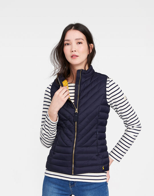 Joules Brindley Chevron Quilted Gilet for Her: Save 43%