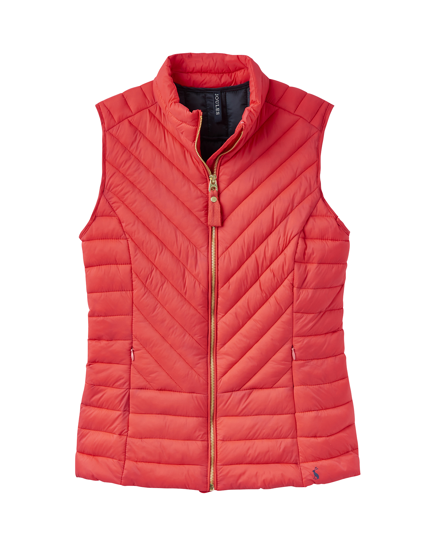 Joules Brindley Chevron Quilted Gilet for Her