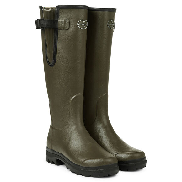 Le Chameau Vierzon Wellingtons: Dark Green