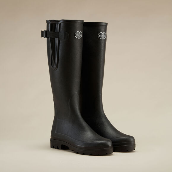 Le Chameau Vierzonord Wellingtons: Noir