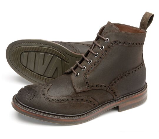 Loake Bedale Waxed Suede Boots