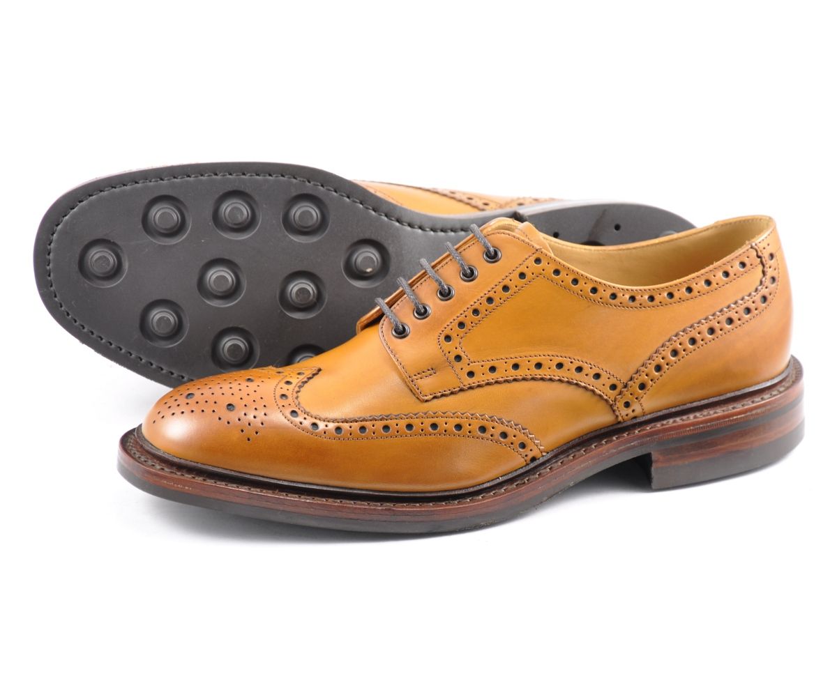Loake Chester Dainite Shoes: Tan - Main Image