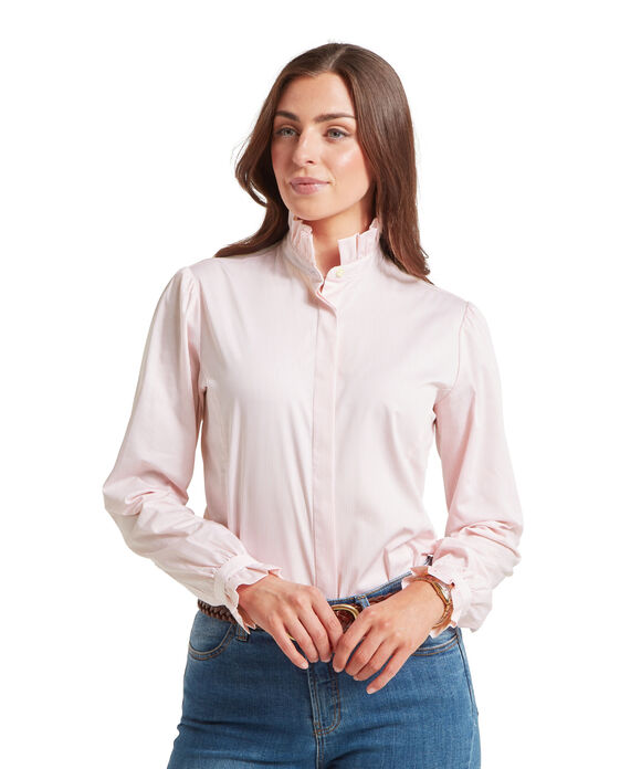 Schoffel Fakenham Shirt: Pink Stripe
