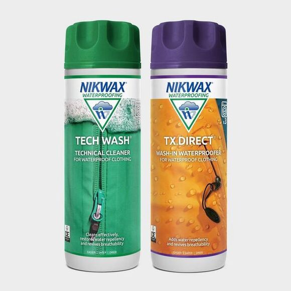 NIKWAX Tech Wash and TX Direct Twin Pack