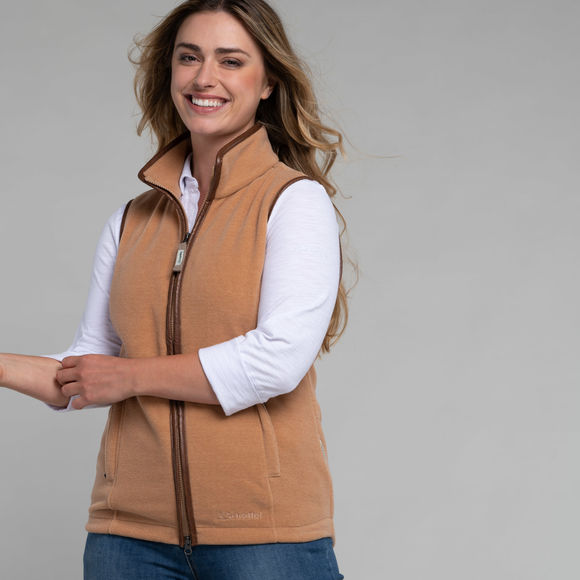 Schoffel Lyndon II Fleece Gilet: Camel