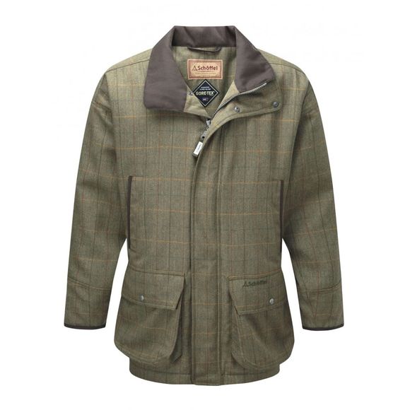 Schoffel Ptarmigan Tweed Shooting Coat: Blenheim Tweed