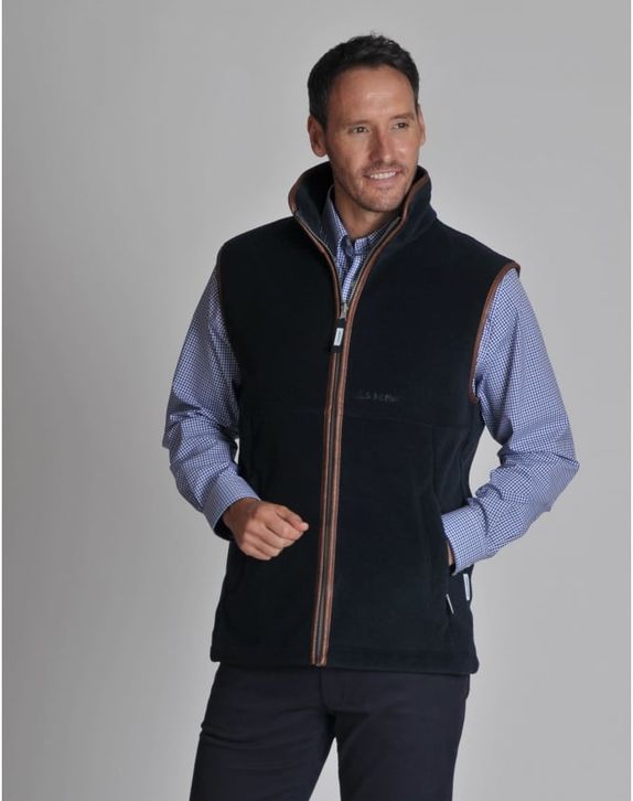 Schoffel Oakham Fleece Gilet: Navy